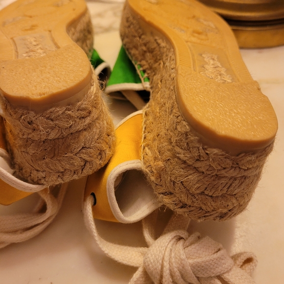 Designer Bruno Magli espadrille sandals - Picture 4 of 6
